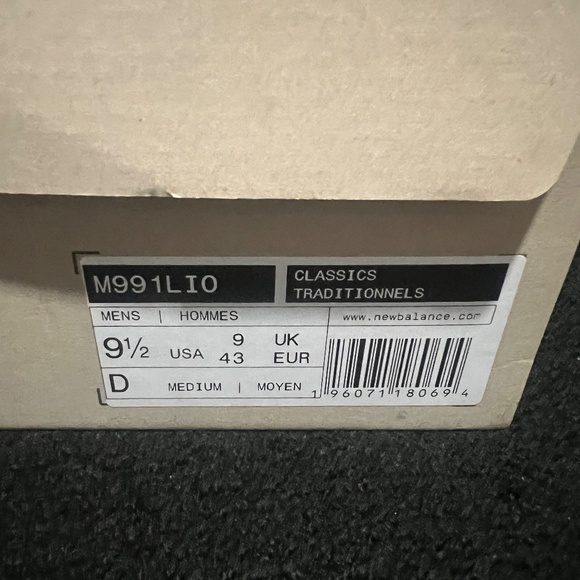 Aime Leon Dore x New Balance 991 Made in England 'Tan' sz 9.5 - Picture 6 of 6